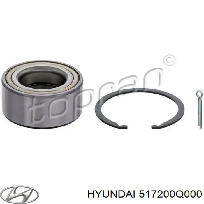 Подшипник ступицы 517200Q000 Hyundai/Kia