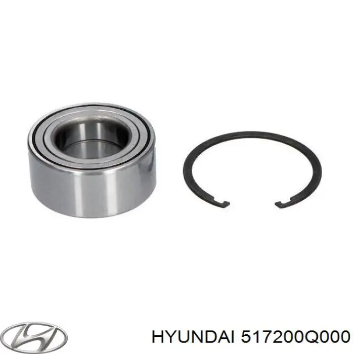 Cojinete de rueda delantero 517200Q000 Hyundai/Kia