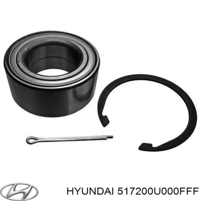 Комплект подшипника ступицы колеса Hyundai/Kia 517200U000FFF цена, от 14.84 USD