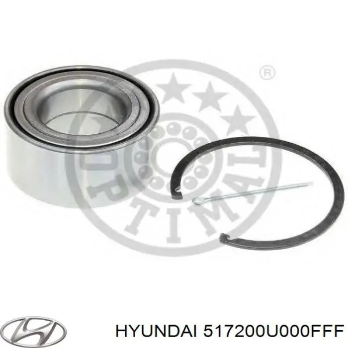 517200U000FFF Hyundai/Kia rolamento de cubo dianteiro