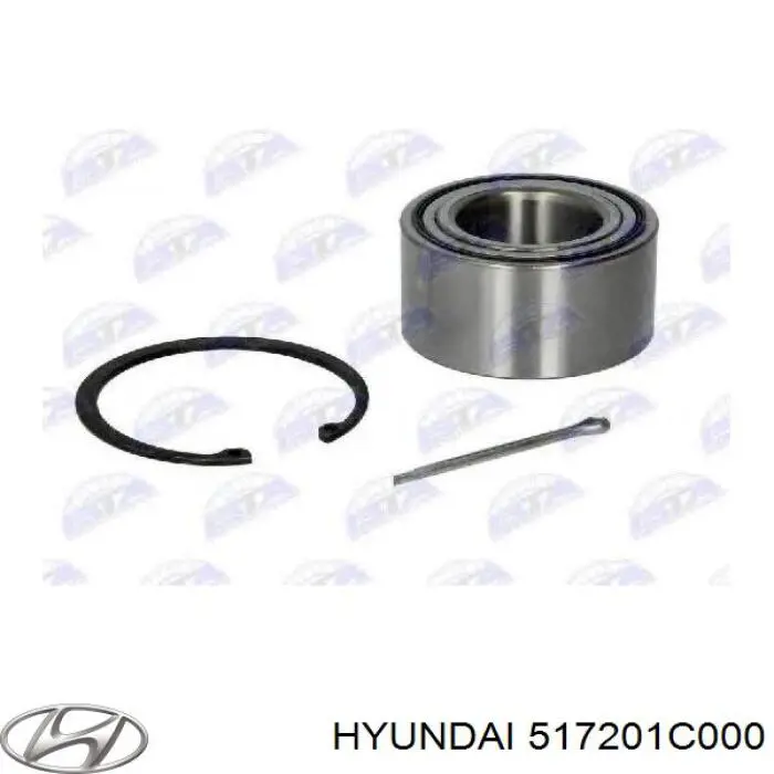 Ступичный подшипник передний Hyundai/Kia 517201C000