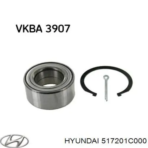 Подшипник ступицы 517201C000 Hyundai/Kia