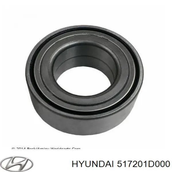 Комплект подшипника ступицы колеса Hyundai/Kia 517201D000 цена, от 48.27 USD