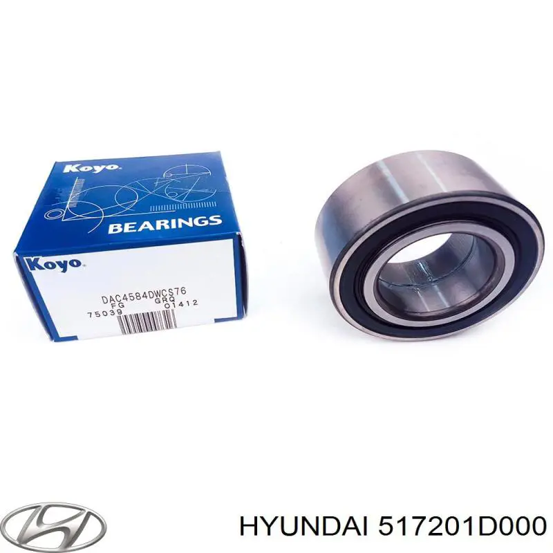 Купить 517201D000 Hyundai/Kia Подшипник передней ступицы