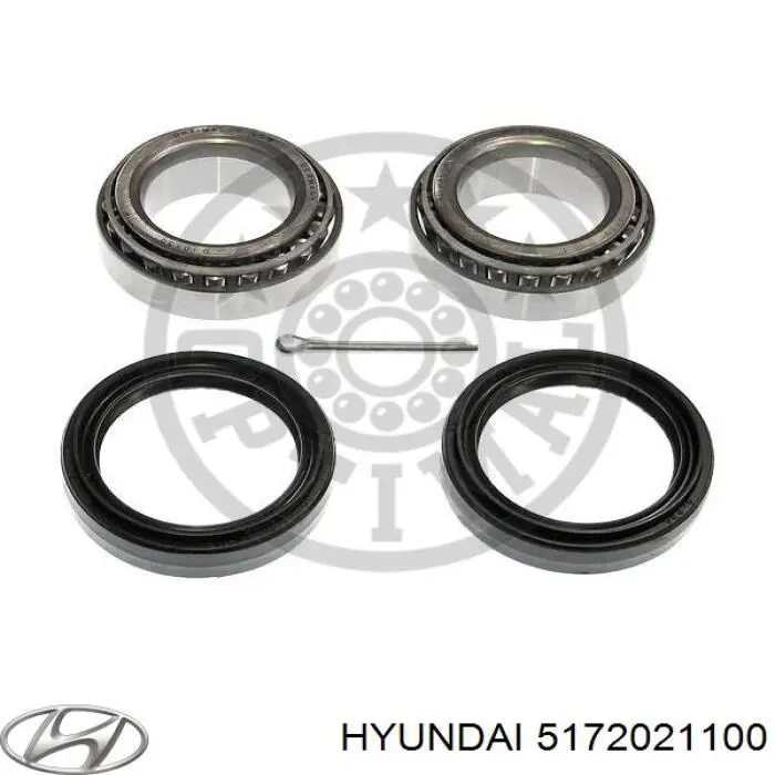 Комплект подшипника ступицы колеса Hyundai/Kia 5172021100 цена, от 13.85 USD