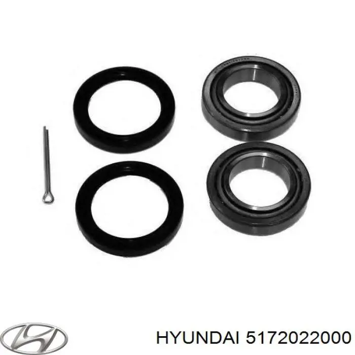 Подшипник ступицы передней Hyundai/Kia 5172022000