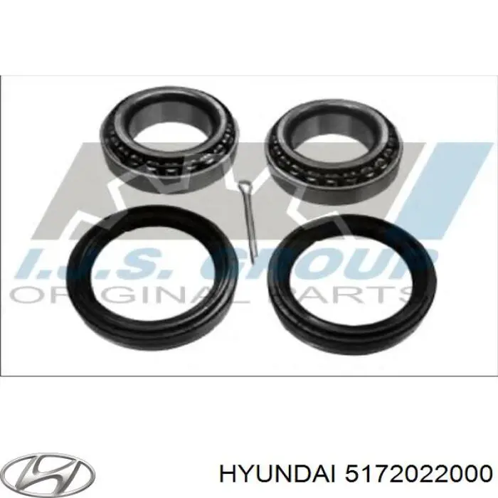 Комплект подшипника ступицы колеса Hyundai/Kia 5172022000 цена, от 15.81 USD