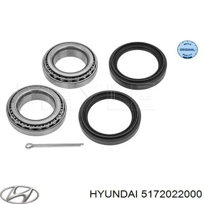 Ступичный подшипник передний Hyundai/Kia 5172022000