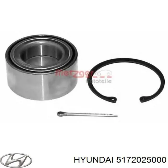 Купить 5172025000 Hyundai/Kia Подшипник передней ступицы