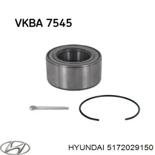 Купить 5172029150 Hyundai/Kia Подшипник передней ступицы