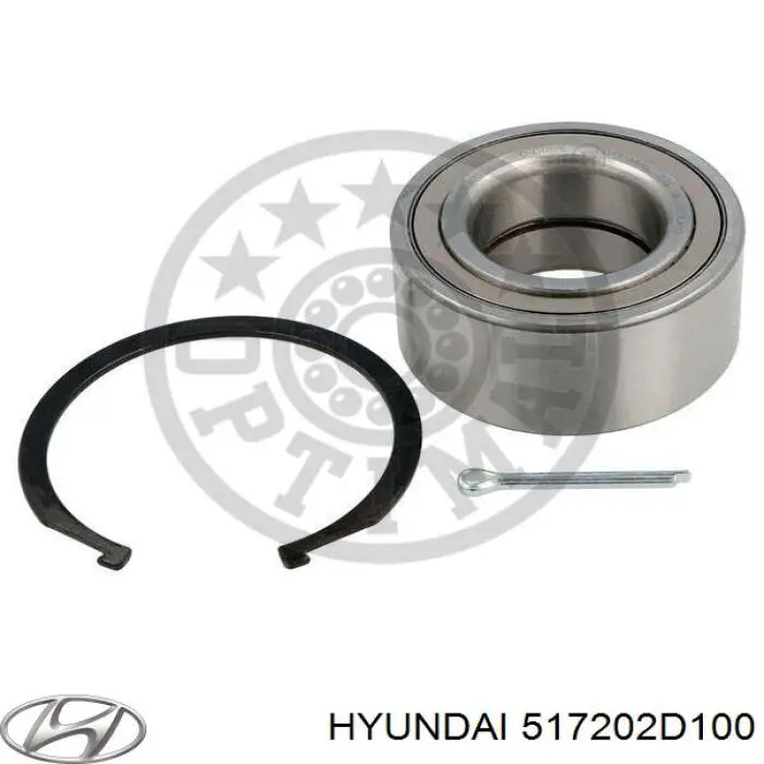 Купить 517202D100 Hyundai/Kia Подшипник передней ступицы
