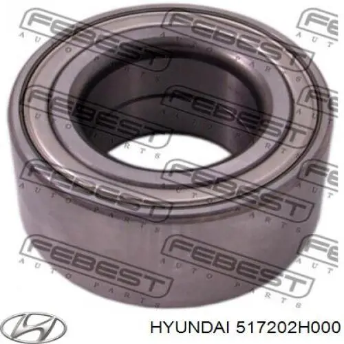 Ступичный подшипник передний Hyundai/Kia 517202H000