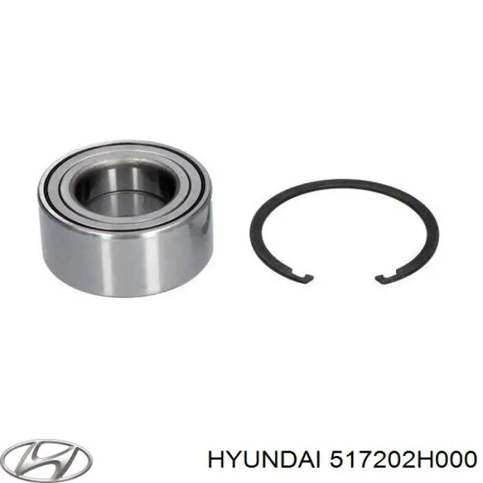 Комплект подшипника ступицы колеса Hyundai/Kia 517202H000 цена, от 37.49 USD