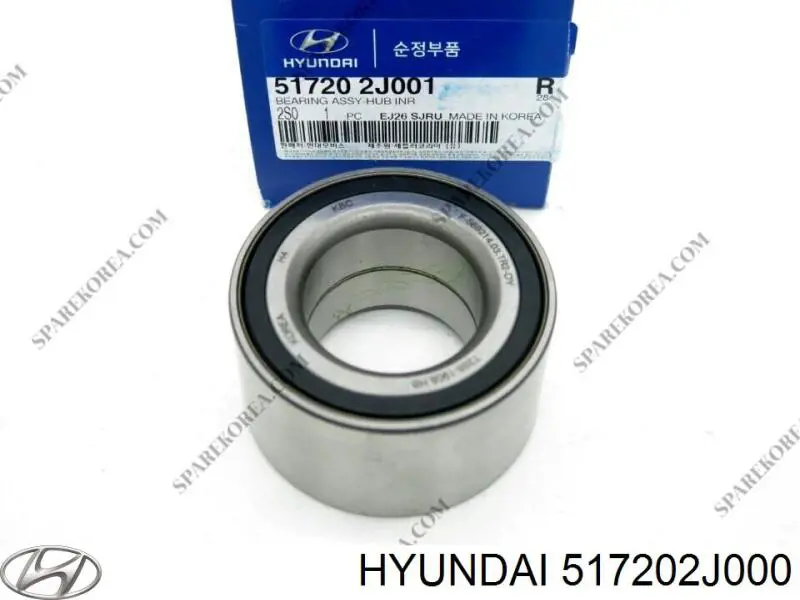 Подшипники задней ступицы Hyundai/Kia 517202J000 цена, от 24.20 USD