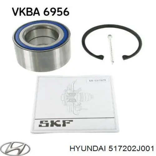 Подшипник ступицы 517202J001 Hyundai/Kia