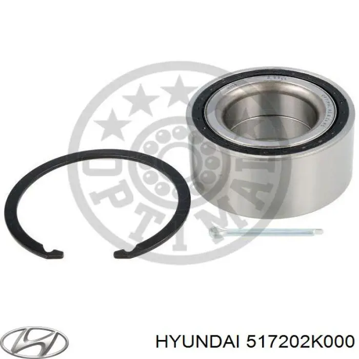 Ступичный подшипник передний Hyundai/Kia 517202K000