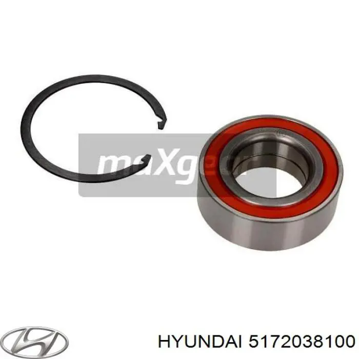 Ступичный подшипник передний Hyundai/Kia 5172038100