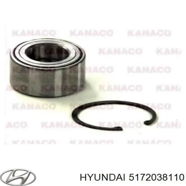 Купить 5172038110 Hyundai/Kia Подшипник передней ступицы