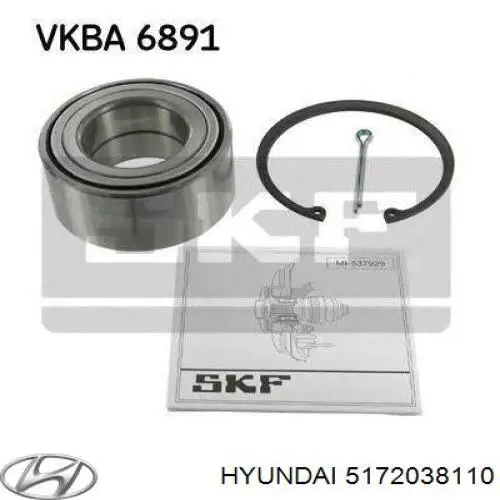 Подшипник ступицы 5172038110 Hyundai/Kia