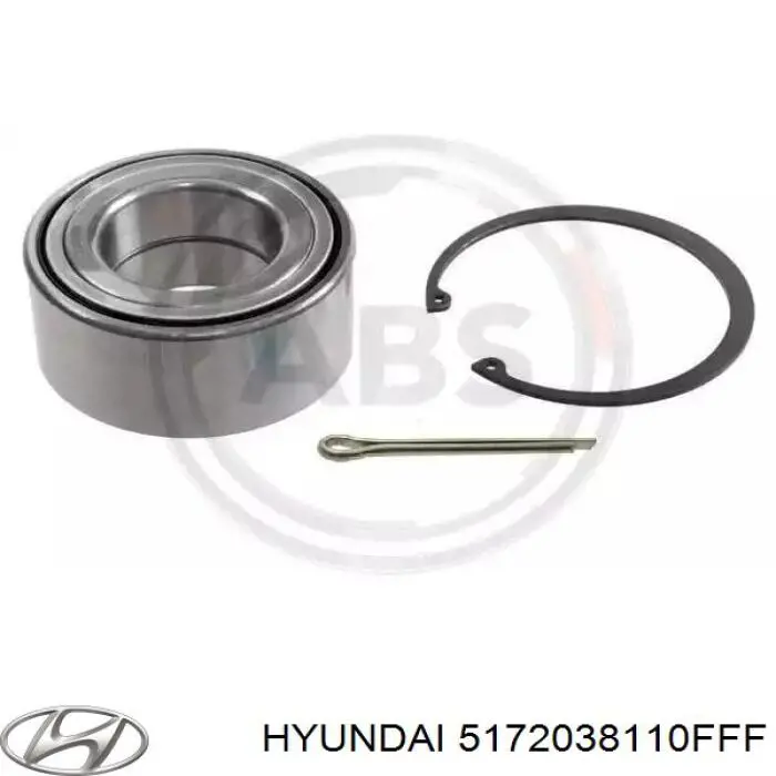 5172038110FFF Hyundai/Kia подшипник ступицы передней