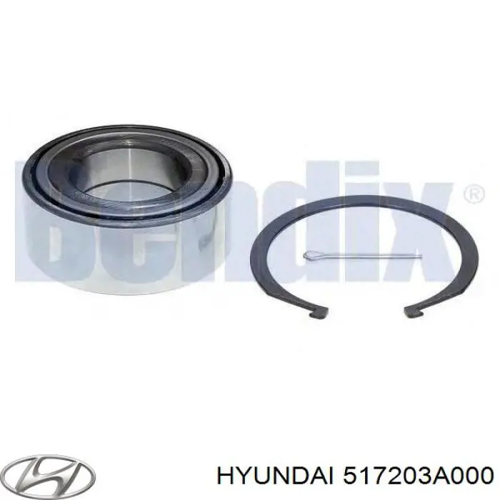 517203A000 Hyundai/Kia подшипник ступицы передней