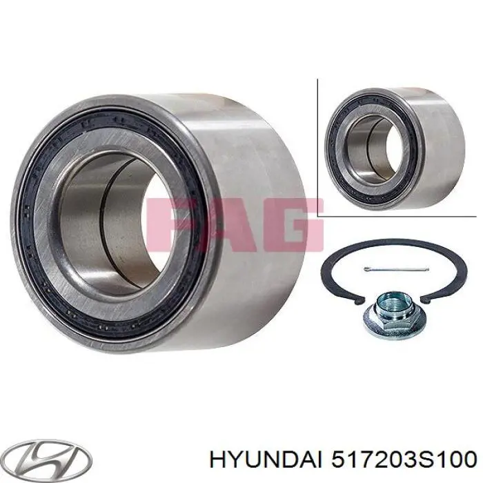517203S100 Hyundai/Kia Подшипник ступицы передней