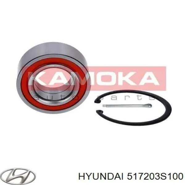 Комплект подшипника ступицы колеса Hyundai/Kia 517203S100 цена, от 49.69 USD