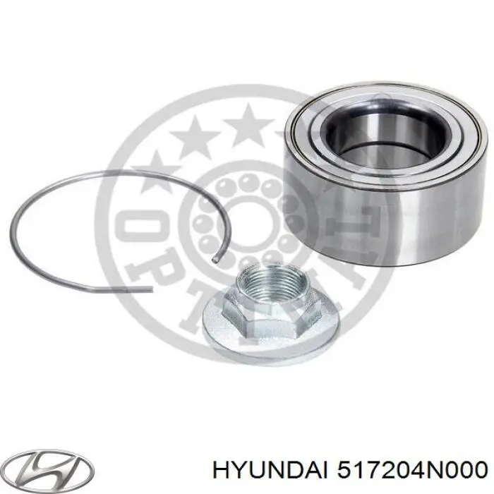 Подшипник ступицы 517204N000 Hyundai/Kia