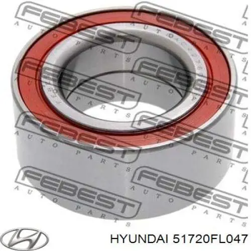 Купить 51720FL047 Hyundai/Kia Подшипник передней ступицы