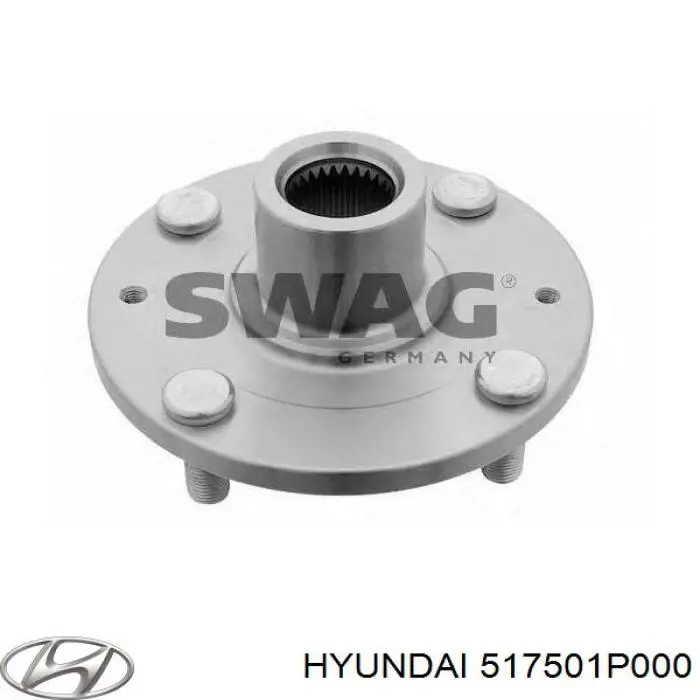 Передняя ступица 517501P000 Hyundai/Kia