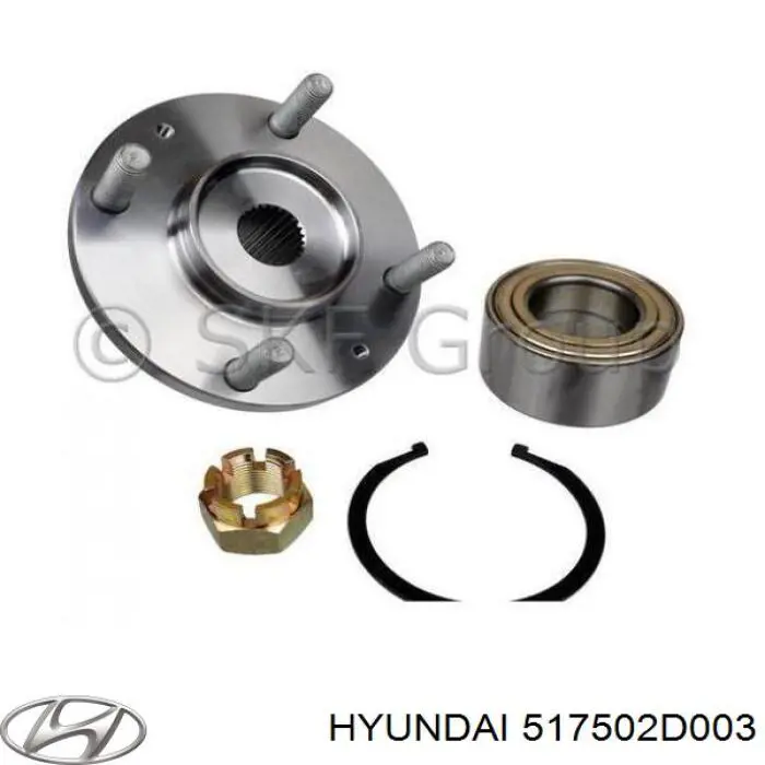 Ступица передняя 517502D003 Hyundai/Kia