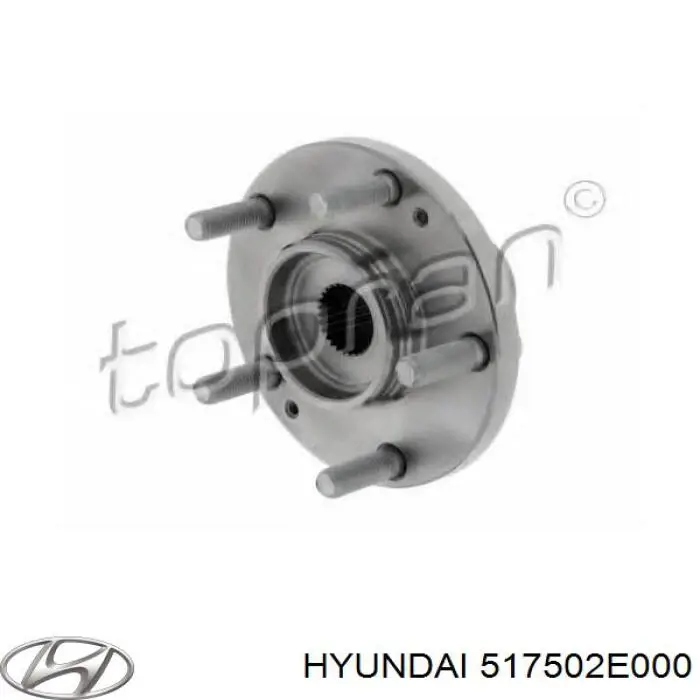 Ступица передняя 517502E000 Hyundai/Kia