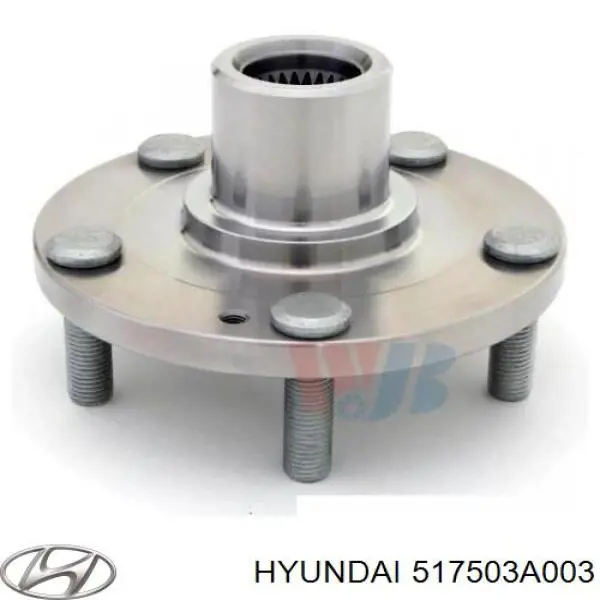 Ступица передняя 517503A003 Hyundai/Kia