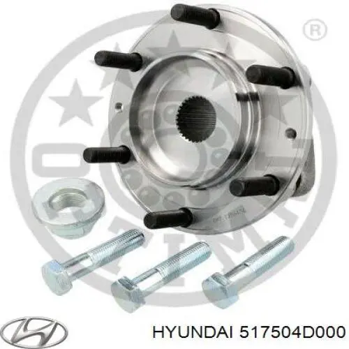 Купить 517504D000 Hyundai/Kia Ступица переднего колеса