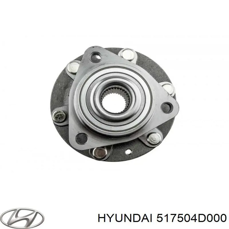 517504D000 Hyundai/Kia Ступица колеса передняя