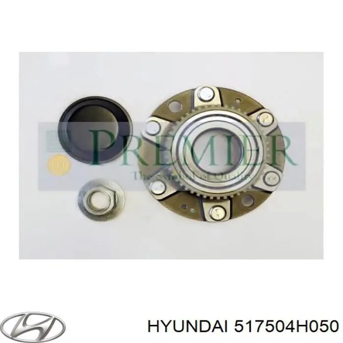 Cubo de rueda delantero 517504H050 Hyundai/Kia