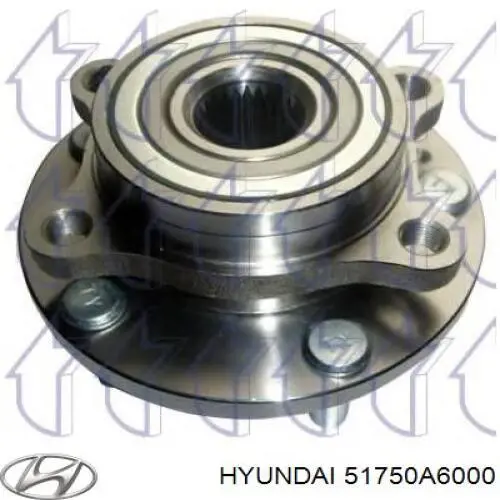 Ступицы передних колес Hyundai/Kia 51750A6000 цена, от 46.86 USD