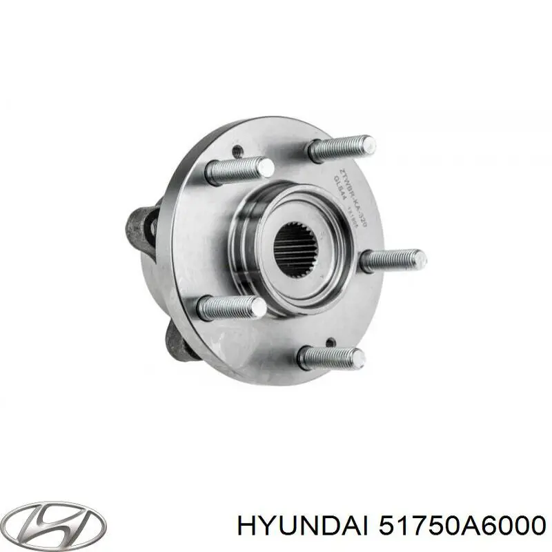 51750A6000 Hyundai/Kia Ступица колеса передняя