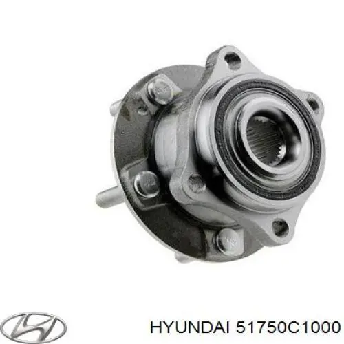 Ступицы передних колес Hyundai/Kia 51750C1000 цена, от 45.48 USD