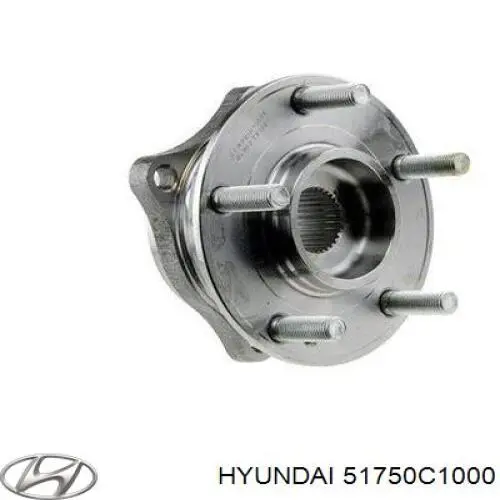 51750C1000 Hyundai/Kia Ступица колеса передняя