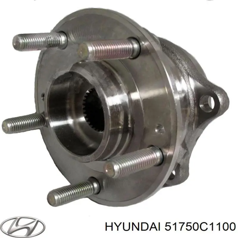 51750C1100 Hyundai/Kia Ступица колеса передняя