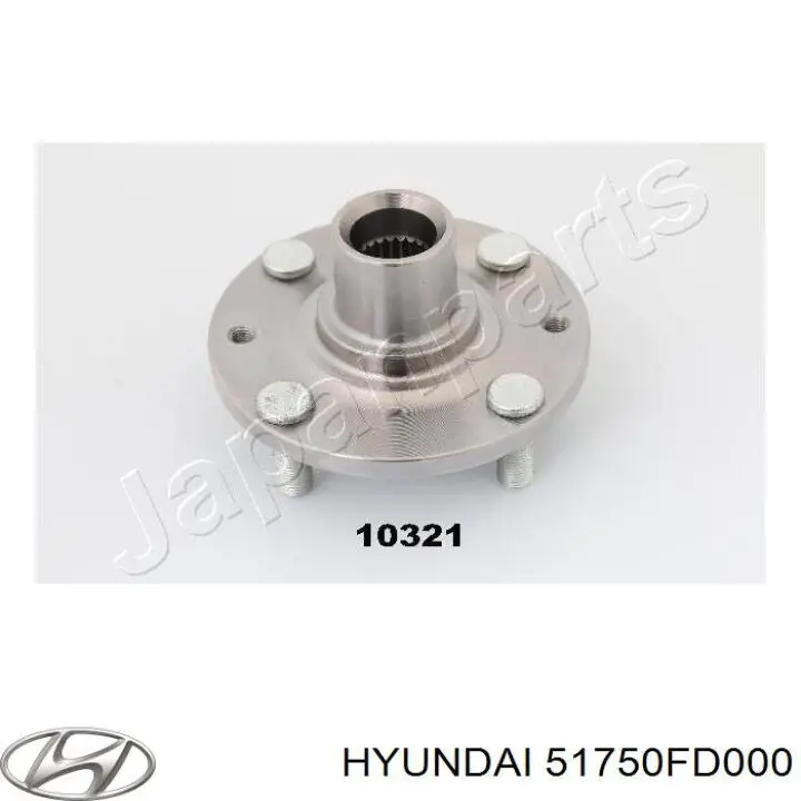 Cubo dianteiro Hyundai/Kia 51750FD000 preço, a partir de 26,47 USD