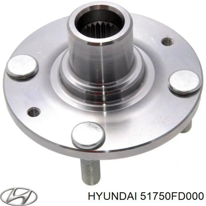 Cubo dianteiro 51750FD000 Hyundai/Kia