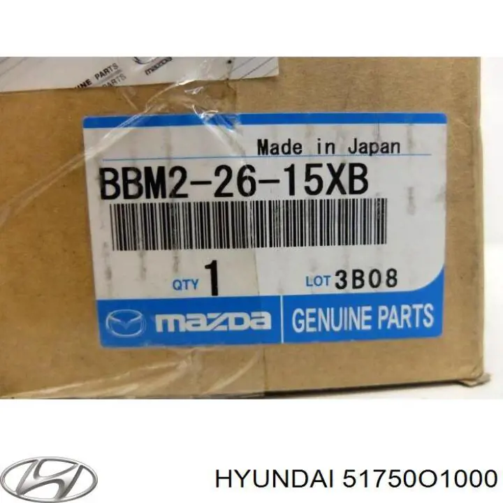 51750O1000 Hyundai/Kia Ступица колеса передняя