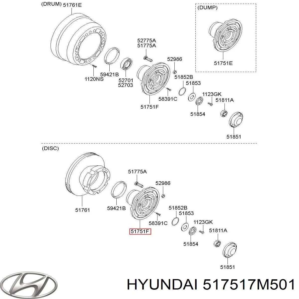  517517M501 Hyundai/Kia