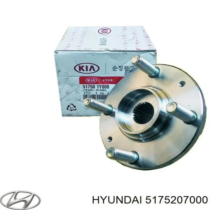 5175207000 Hyundai/Kia Болт крепления ступицы