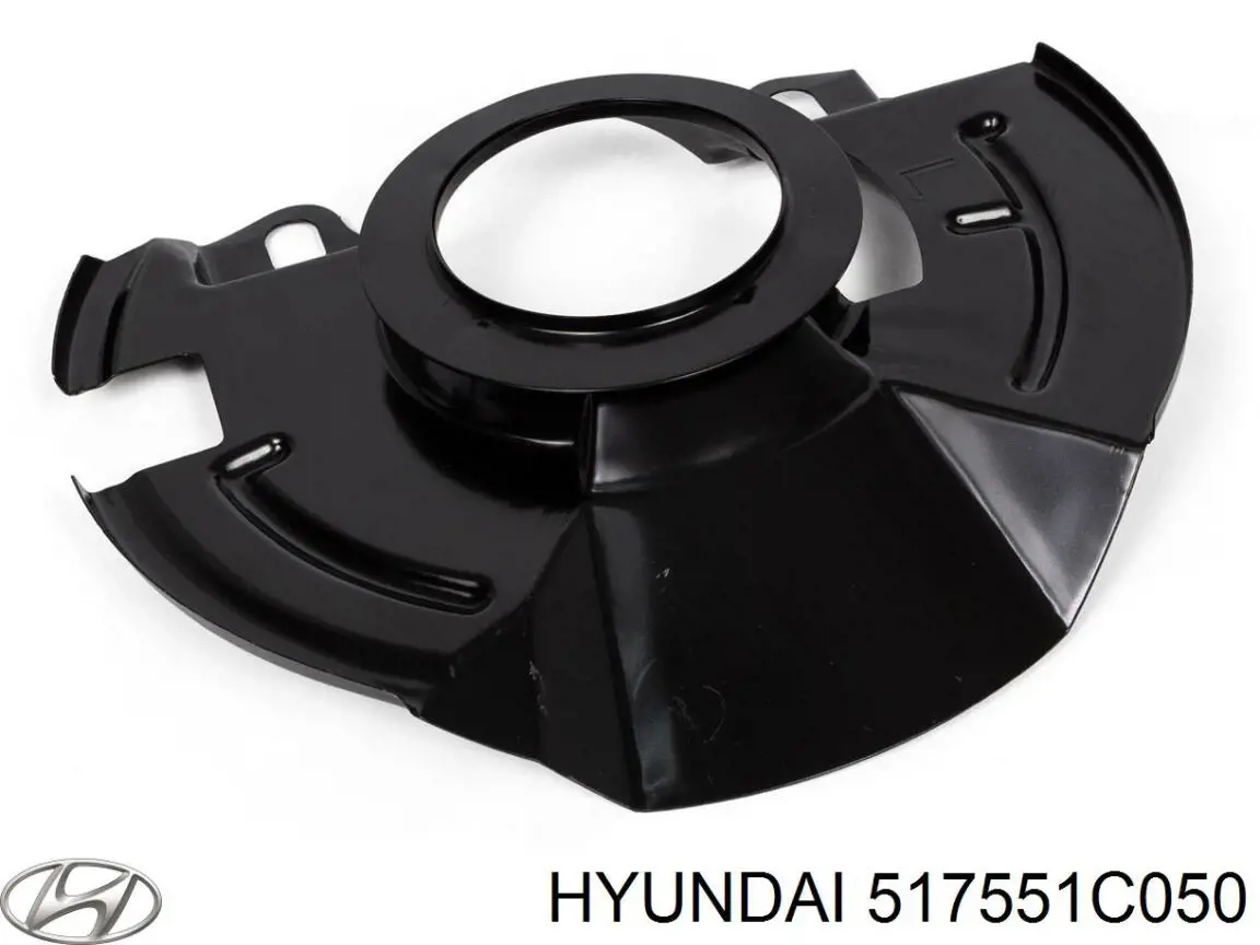 Купить 517551C050 Hyundai/Kia Защита тормозного диска, переднего, левого