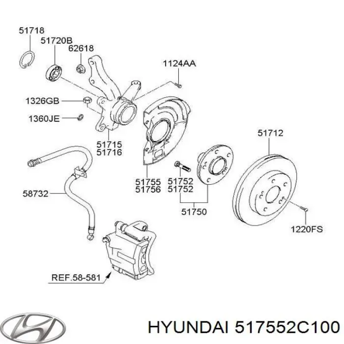  517552C100 Hyundai/Kia