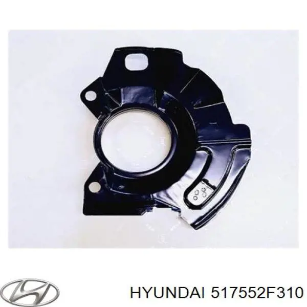 517552F310 Hyundai/Kia защита тормозного диска переднего левого