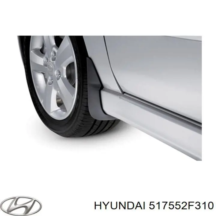 Купить 517552F310 Hyundai/Kia Защита тормозного диска, переднего, левого